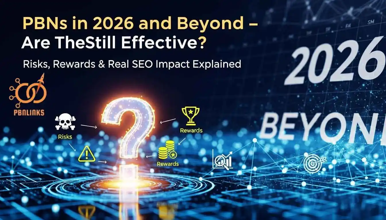 PBN effectiveness 2026 infographic showing link equity and risk metrics