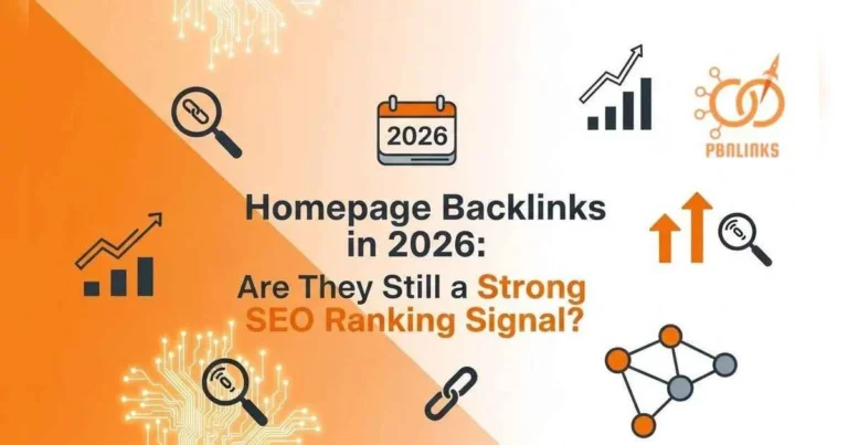 Homepage Backlinks SEO Ranking Signal 2026 Guide