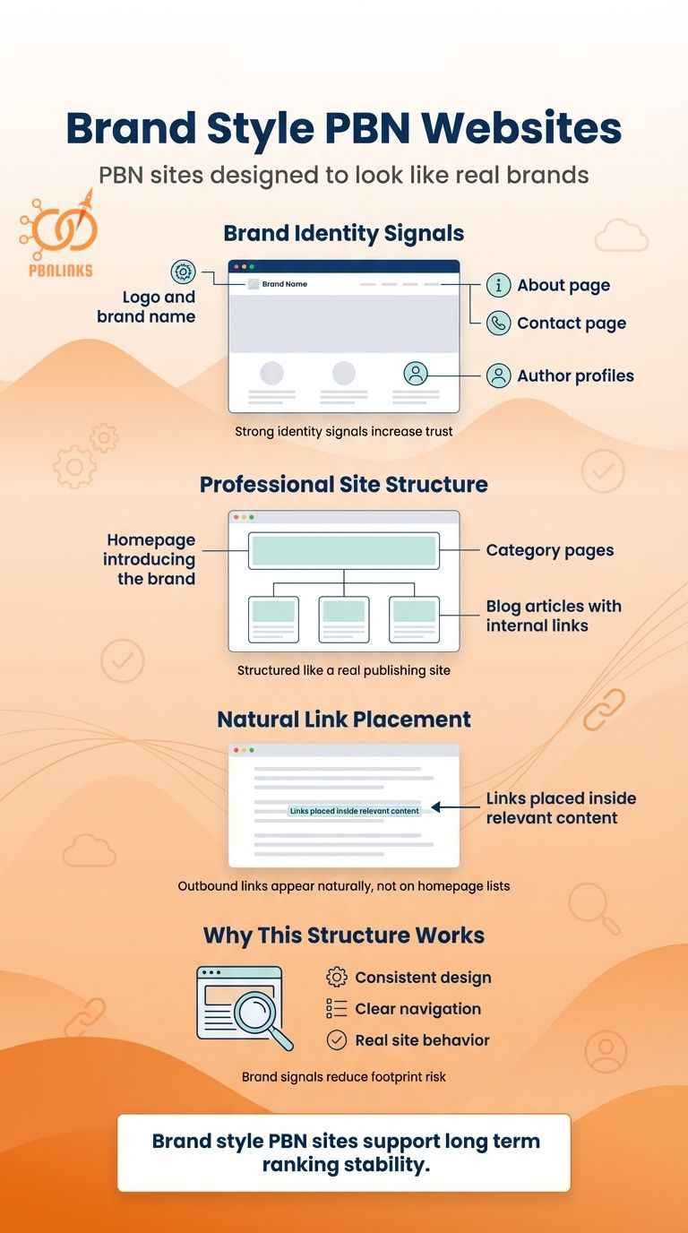 Brand-Style PBN Websites infographic