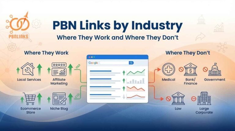 PBN Links by Industry Guide Showing Niches Where They Still Work