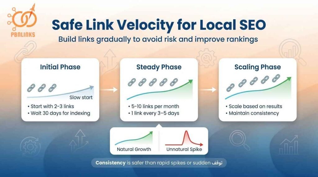 safe link velocity framework local seo