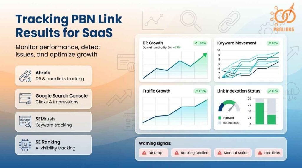 How to Track PBN Link Results for a SaaS Site