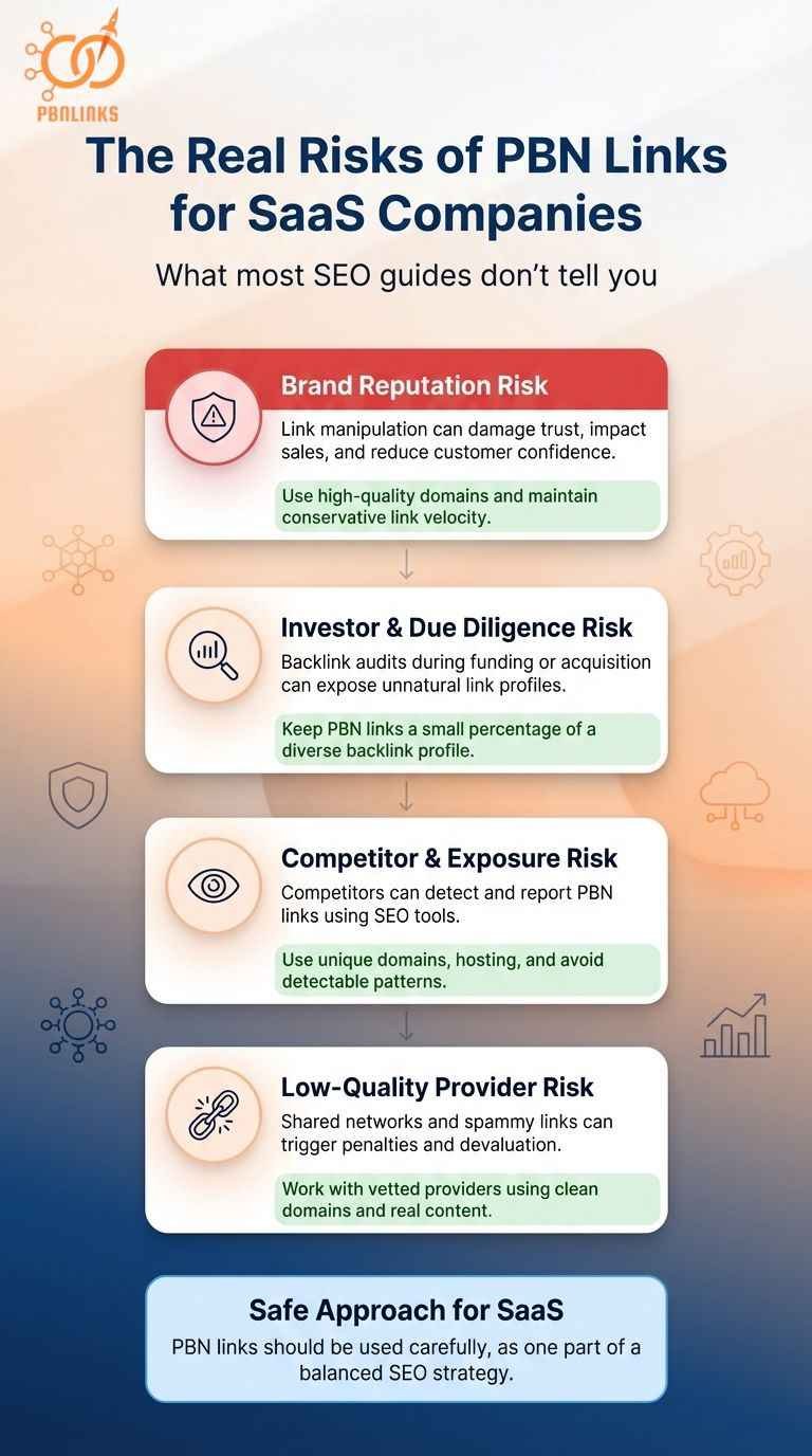 Pbn Risks For Saas Companies Infographic