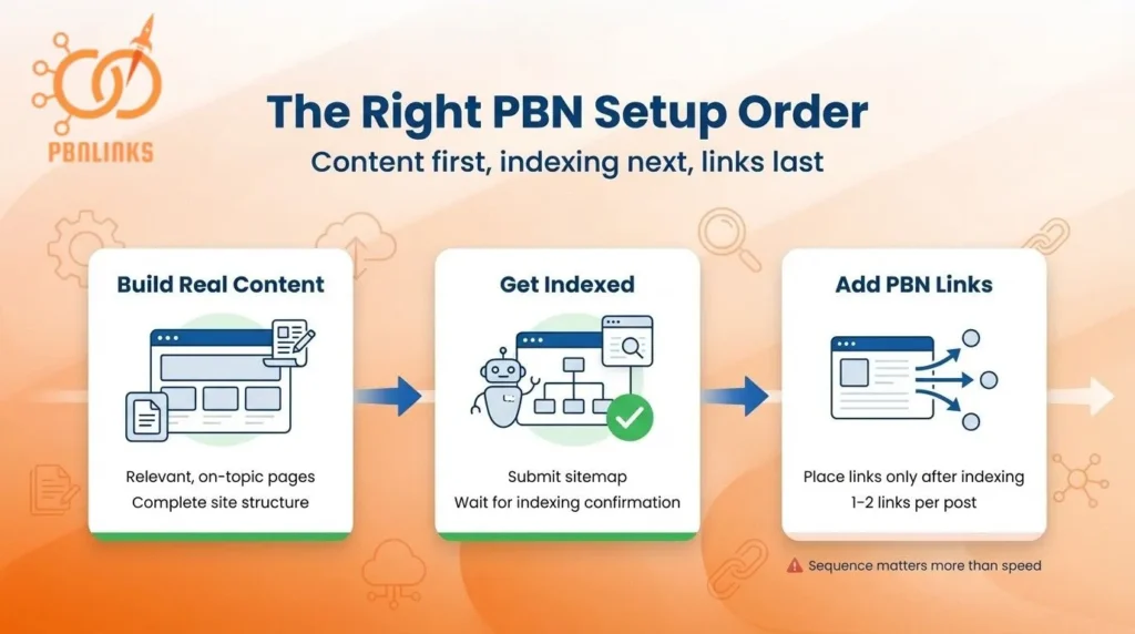 pbn domain setup order process