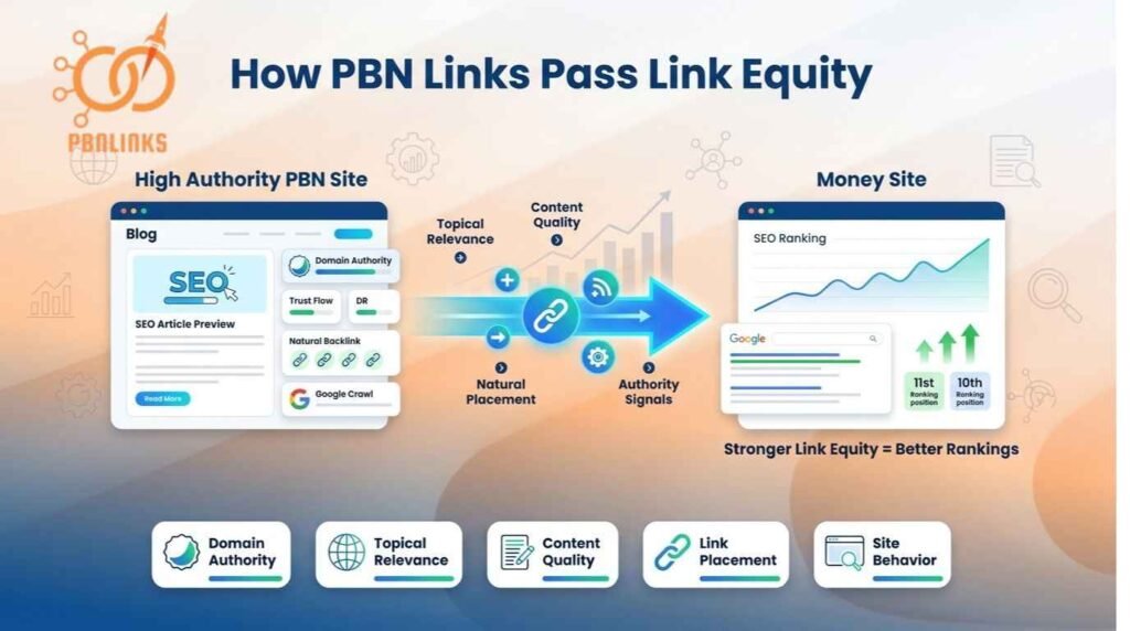 How a Private Blog Network Passes Link Value to Your Money Site