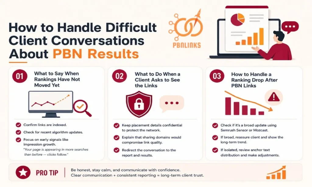How to Handle Difficult Client Conversations About PBN Results