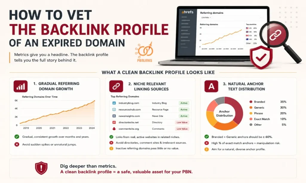 How to Vet the Backlink Profile of an Expired Domain
