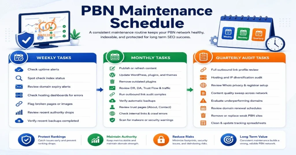 PBN Maintenance Schedule