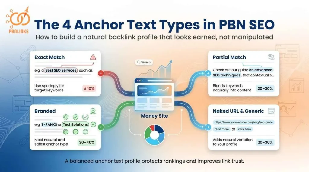 The 4 Anchor Text Types in PBN SEO
