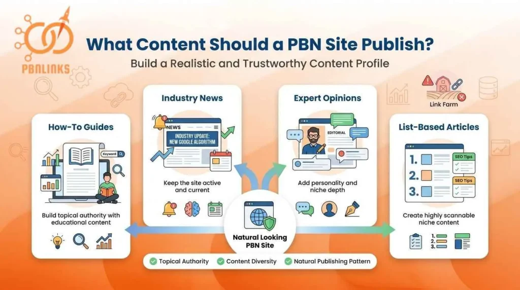 Types of PBN content