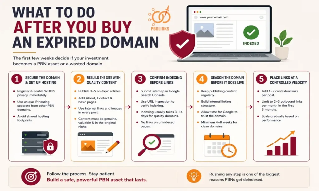 What to Do After You Buy an Expired Domain