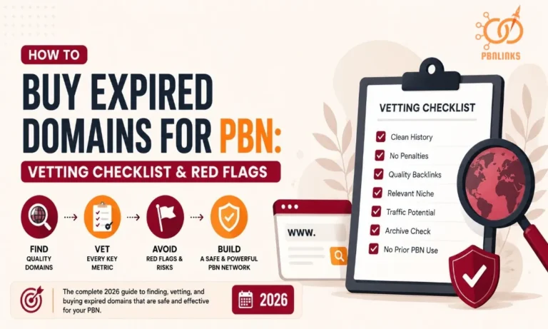 Expired Domain Vetting Guide for Buying PBN Domains in 2026