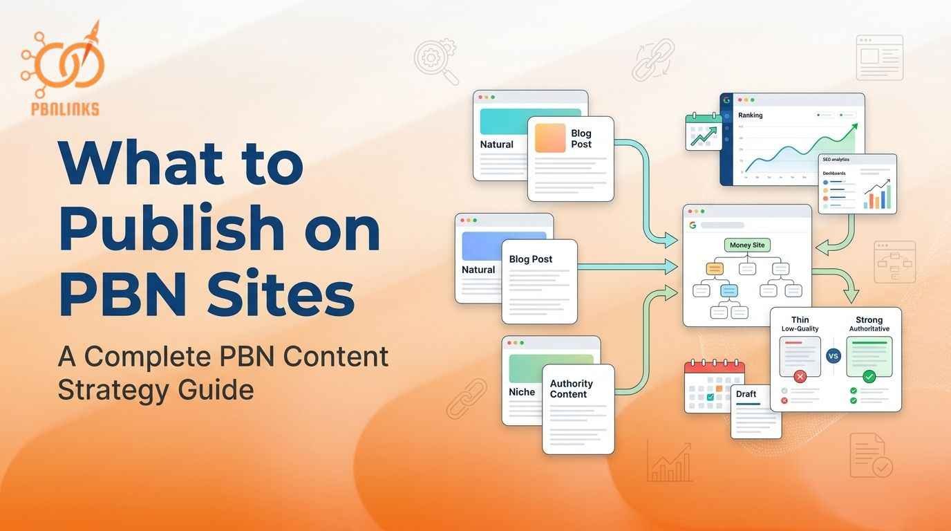 PBN Content Strategy Guide Explaining What to Publish on PBN Sites