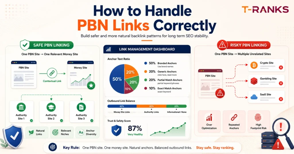 how to handle pbn links correctly