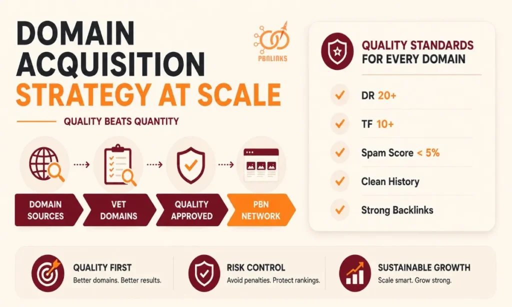 Domain Acquisition Strategy at Scale