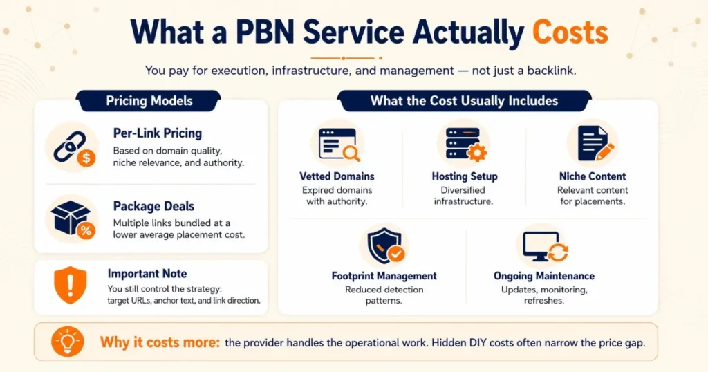 What a PBN Service Actually Costs