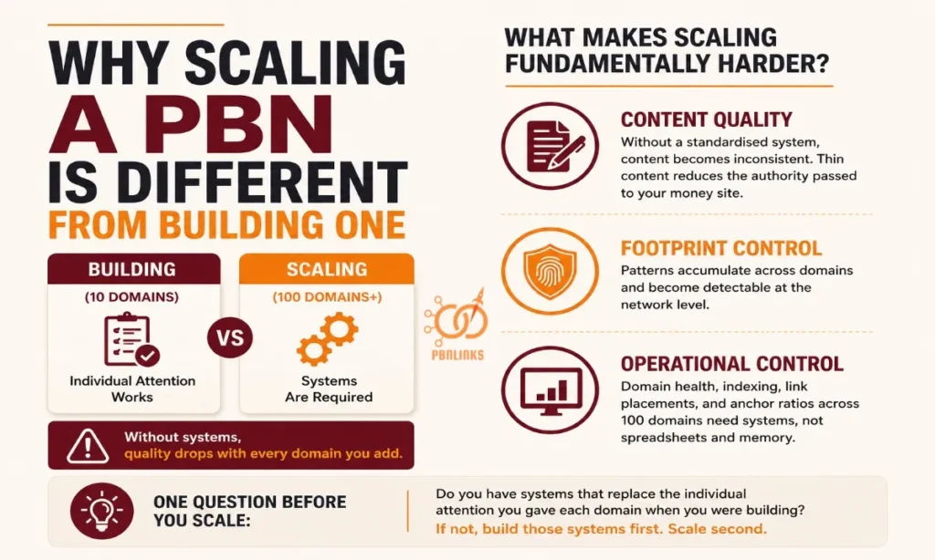 Why Scaling a PBN Is Different From Building One