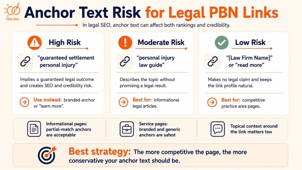 Anchor Text Risk for Legal PBN Links