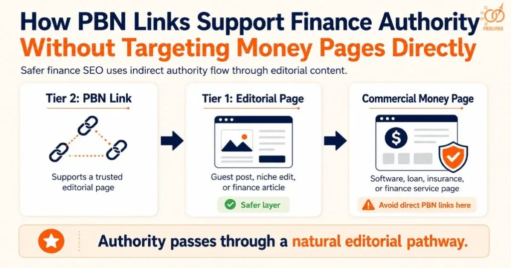 How PBN Links Support Finance Authority Without Targeting Money Pages Directly