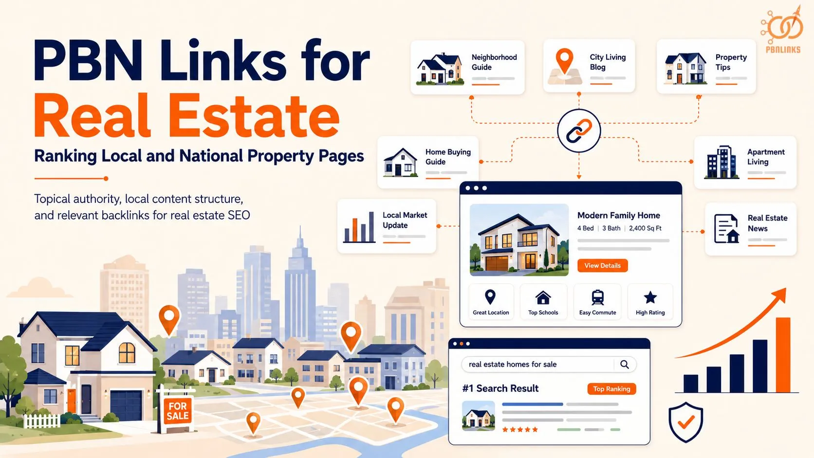 PBN Links for Real Estate Guide for Ranking Local and National Property Pages