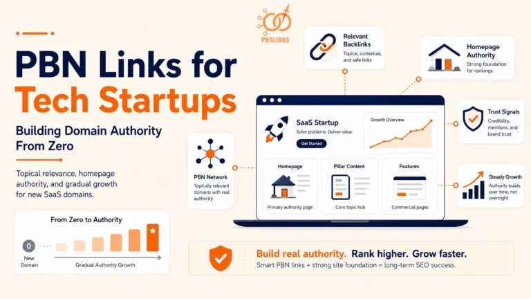 PBN Links for Tech Startups Guide for Building Domain Authority From Zero