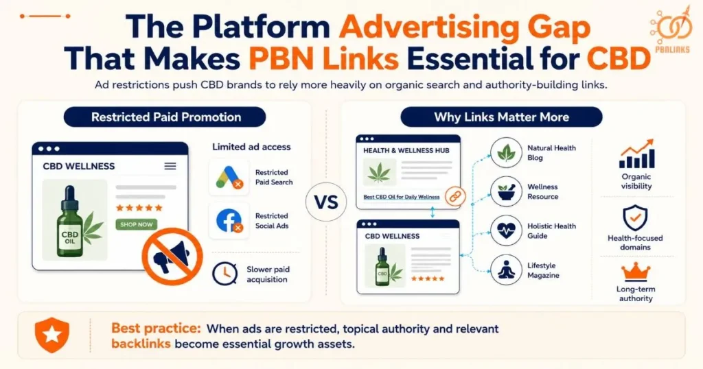 The Platform Advertising Gap That Makes PBN Links Essential for CBD
