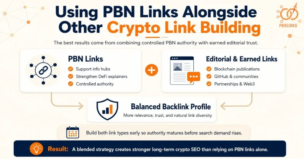 Using PBN Links Alongside Other Crypto Link Building