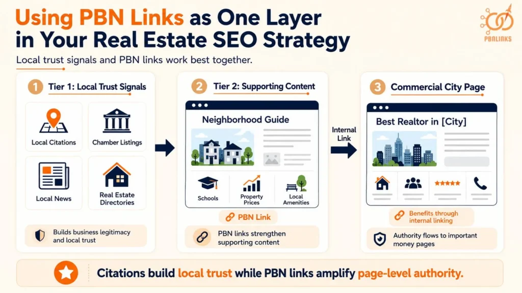 Using PBN Links as One Layer in Your Real Estate SEO Strategy