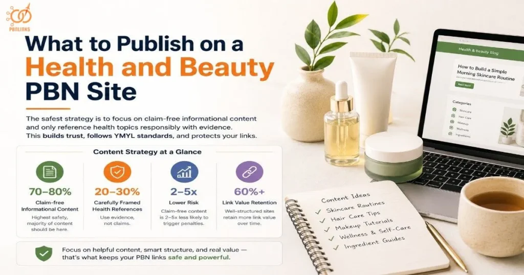What to Publish on a Health and Beauty PBN Site