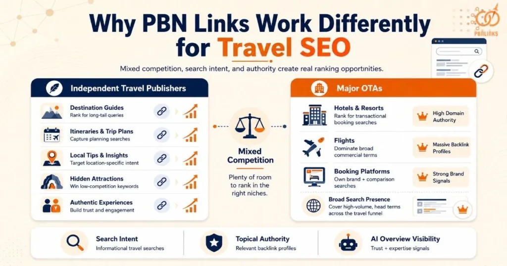 Why PBN Links Work Differently for Travel SEO