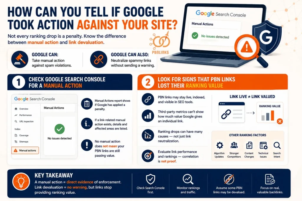 How Can You Tell If Google Took Action Against Your Site?