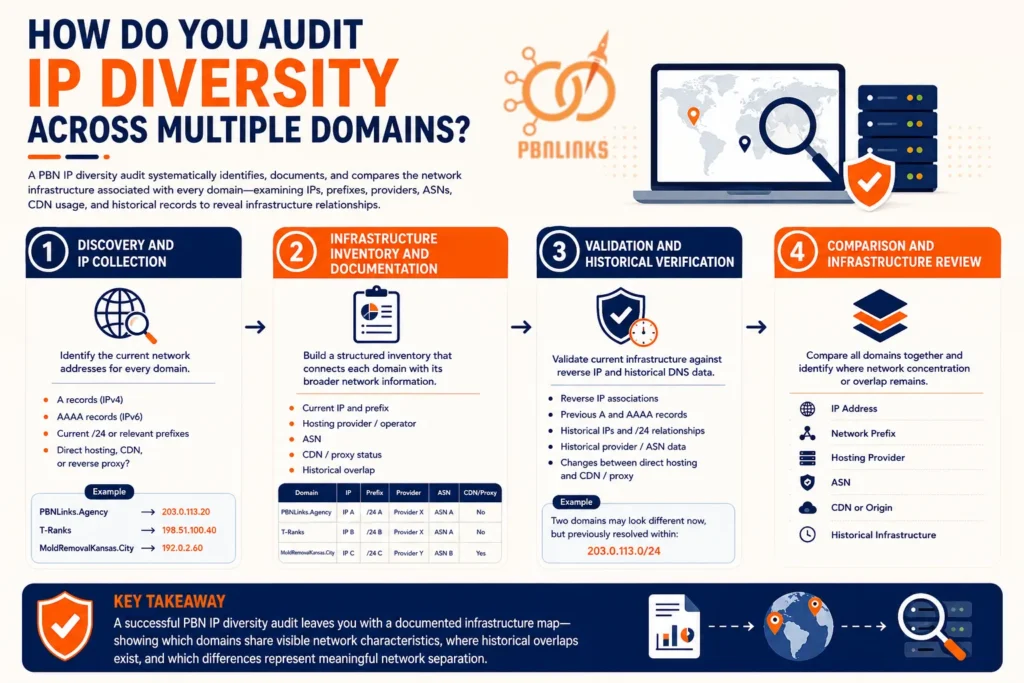 How Do You Audit IP Diversity Across Multiple Domains