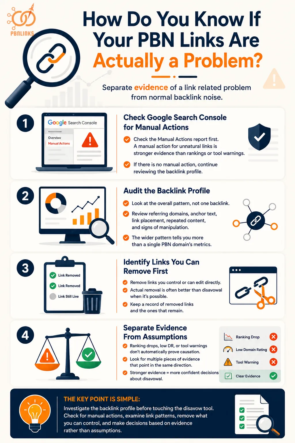 How Do You Know If Your PBN Links Are Actually a Problem infographic