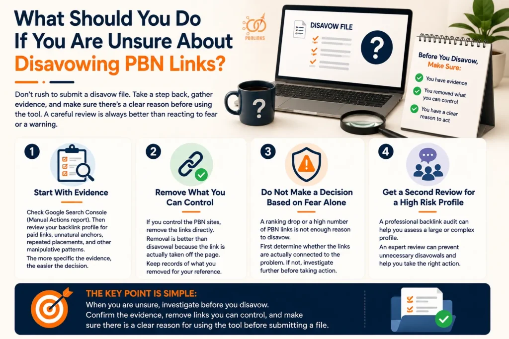 What Should You Do If You Are Unsure About Disavowing PBN Links