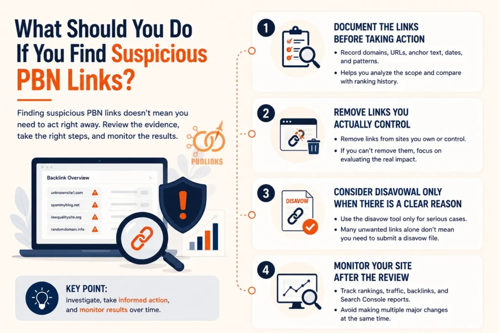 What Should You Do If You Find Suspicious PBN Links