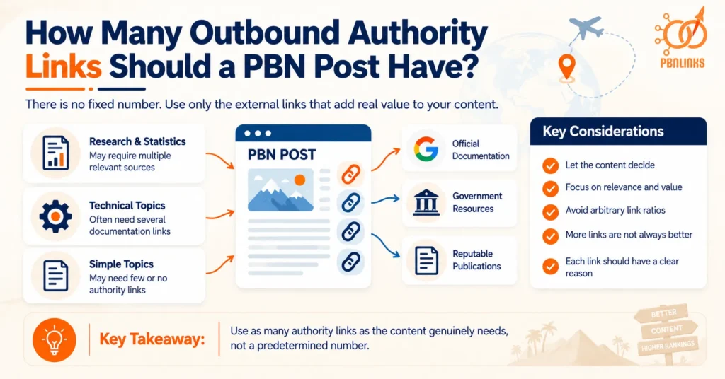 How Many Outbound Authority Links Should a PBN Post Have