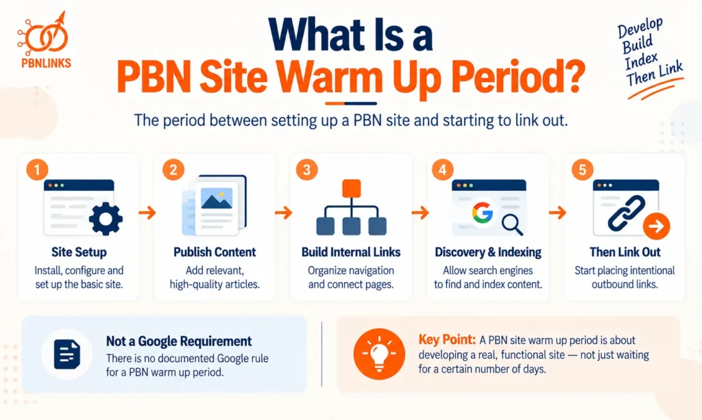 What Is a PBN Site Warm Up Period