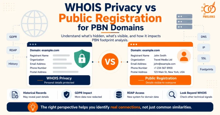 PBN WHOIS Privacy vs Public Registration Guide for PBN Domains