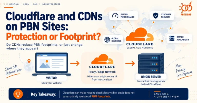 Cloudflare and CDNs on PBN Sites Guide for Protection and Footprint Risks