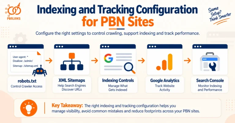 PBN Indexing Tracking Configuration Guide for robots.txt Sitemaps Analytics and Search Console