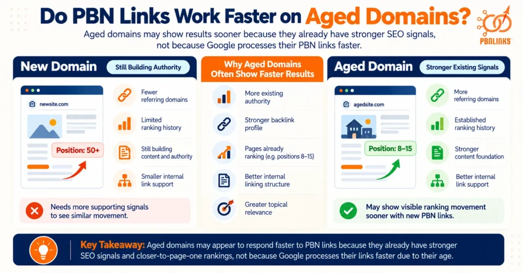 Do PBN Links Work Faster on Aged Domains