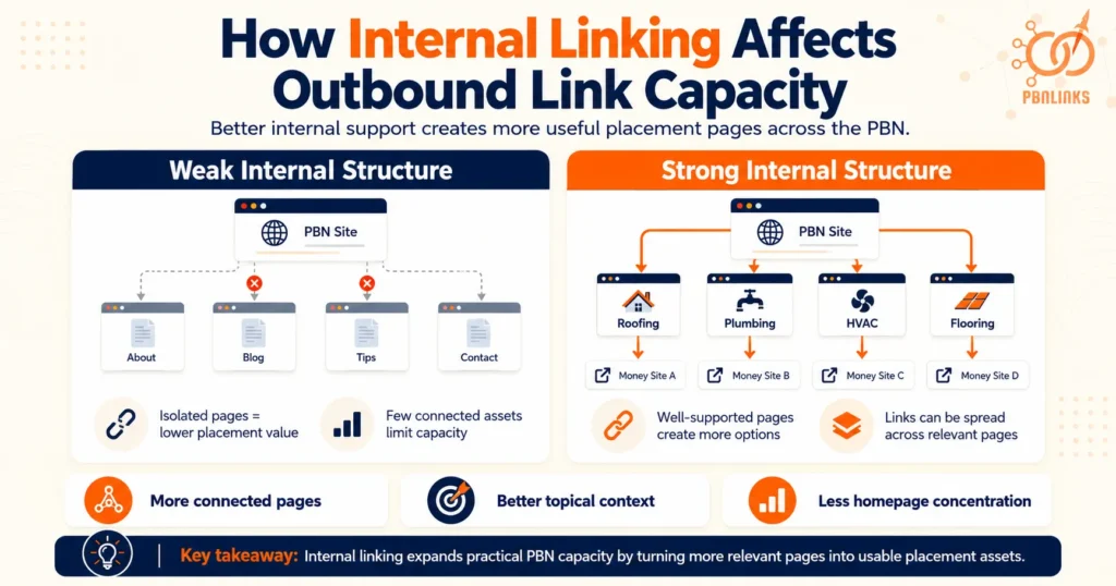 How Internal Linking Affects Outbound Link Capacity blog