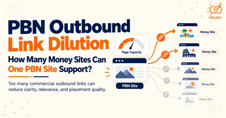 PBN Outbound Link Dilution: How Many Money Sites Can One PBN Site Support?