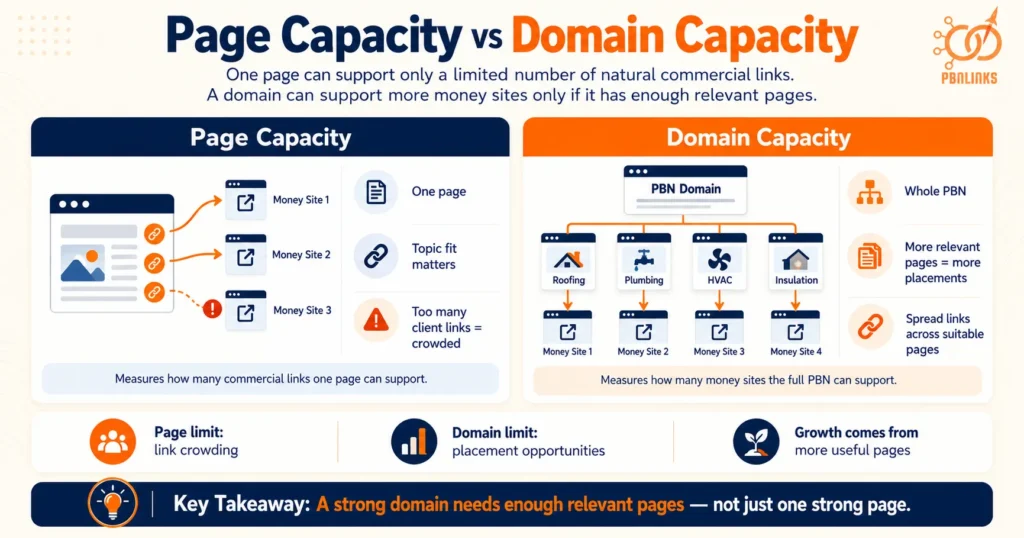 Page Capacity vs Domain Capacity blog