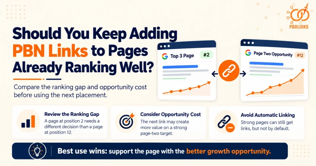 Should You Keep Adding PBN Links to Pages Already Ranking Well
