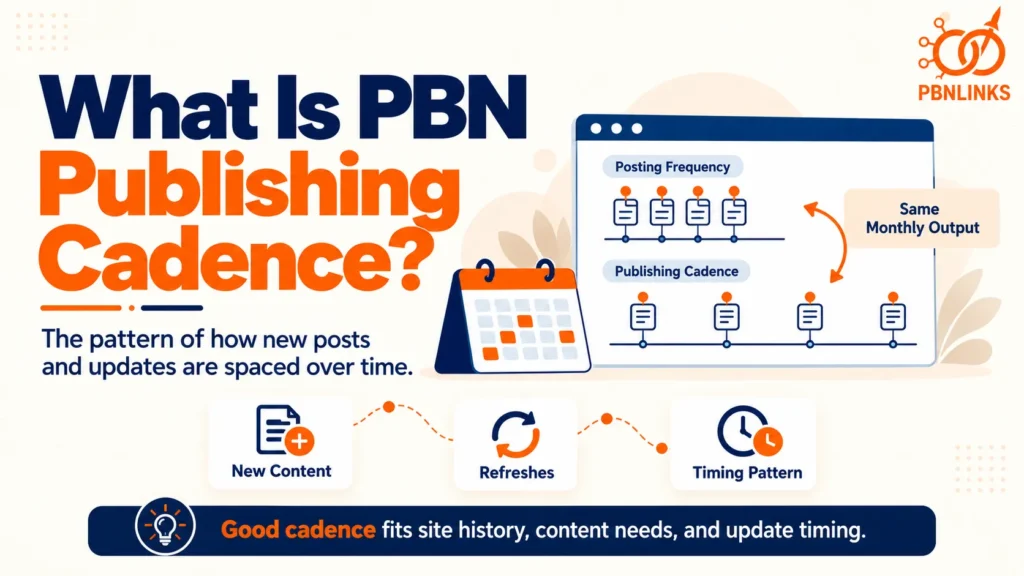 What Is PBN Publishing Cadence blog