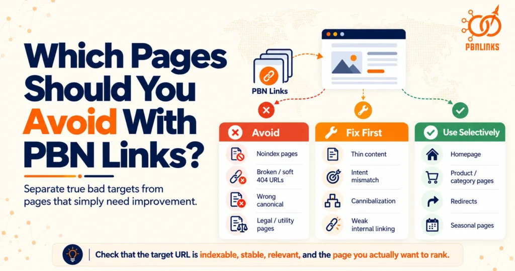 Which Pages Should You Avoid With PBN Links